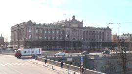 Sztokholm, Riksdagshuset, Pałac Królewski, Dom rycerski - kwiecień [przebitki]