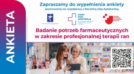 Rusza ogólnopolskie badanie potrzeb farmaceutów, dotyczące ich roli w terapii ran w ramach kampanii „Rany pod kontrolą” Biuro prasowe