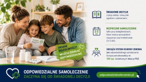 Międzynarodowy Dzień Samoleczenia 24/7 - odpowiedzialne decyzje zdrowotne każdego dnia