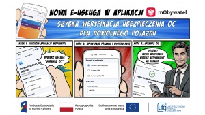 Sukces nowej usługi: już ponad 310 tysięcy razy sprawdzono OC pojazdu w mObywatelu Biuro prasowe