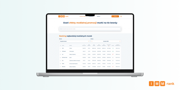 IMMrank - ogólnodostępne badanie medialności marek według branż