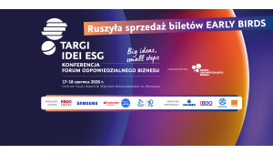 Zrównoważony rozwój skutecznym sposobem na wzrost odporności przedsiębiorstw. Ruszyła rejestracja na Targi Idei ESG 2026