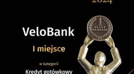 Złoty Bankier 2024 dla VeloBanku za kredyt gotówkowy