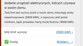 Czy zmieścisz się w limicie 2000 kWh?