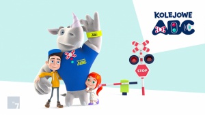 Rogatek, stworzony przez BE7 bohater „Kampanii Kolejowe ABC” Biuro prasowe
