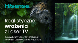 Promocja dla fanów kina domowego - Hisense Laser TV z gratisowym telewizorem!