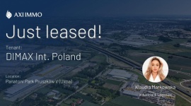 DIMAX Int. Poland dopełnia Panattoni Park Pruszków V (Ulma)
