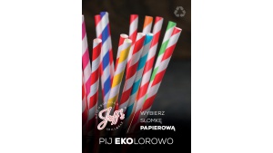 Restauracje Jeff’s wprowadzają papierowe słomki w miejsce plastikowych