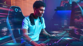 Nowy, naramienny, bezprzewodowy głośnik gamingowy SoundSlayerTM firmy Panasonic