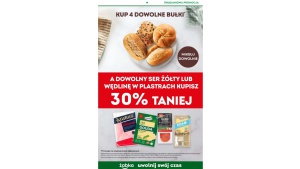 Zrób kanapki z Żabką! Przy zakupie bułek ser i wędlinę kupisz 30% taniej