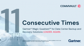 Commvault po raz jedenasty z rzędu wśród liderów w Gartner Magic Quadrant Biuro prasowe