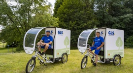Pierwszy w Polsce miejski mikrohub przeładunkowy z rowerami cargo GLS