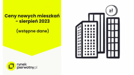 Ceny nowych mieszkań – sierpień 2023 (wstępne dane)