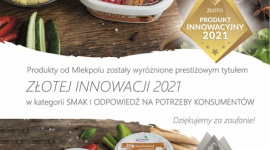 Konsumenci wybrali – SM Mlekpol doceniona w konkursie Złote Innowacje 2021