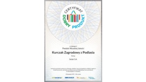 Kurczak Zagrodowy z Podlasia Produktem Wysokiej Jakości 2019