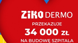 ZIKO DERMO PRZEKAZUJE 34 000 ZŁ NA BUDOWĘ SZPITALA POLOWEGO W UKRAINIE.