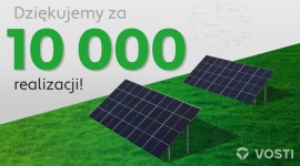 Vosti świętuje 10 000 instalacji fotowoltaicznych!