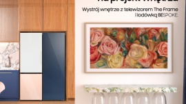 Zaprojektuj wnętrze z telewizorem Samsung The Frame i lodówką Bespoke