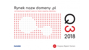 Ponad 2,58 mln nazw w domenie .pl. Pierwszy wzrost od ponad 2 lat.