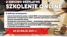 Bezpłatne 2-dniowe szkolenie online dla NGO