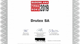 Drutex z tytułem BUDOWLANA FIRMA ROKU
