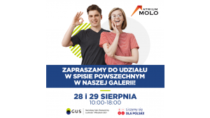 Mobilny Punkt Narodowego Spisu Powszechnego w Atrium Molo