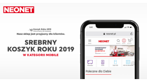 Drugie miejsce w rankingu Koszyk roku w kategorii Mobile dla Neonet