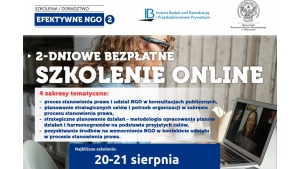 Efektywne NGO 2 - bezpłatne szkolenie online Biuro prasowe