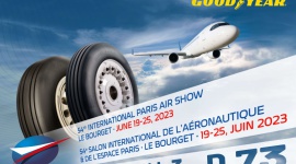 Goodyear zaprezentuje innowacyjną linię opon lotniczych na Paris Air Show 2023