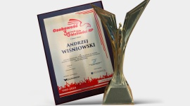 Andrzej Wiśniowski z nagrodą „Osobowość 35-lecia Wolności RP”
