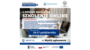 Szkolenie online dla NGO - planowanie działań i potrzeb, pozyskiwanie funduszy Biuro prasowe