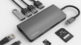 Natec Fowler 2 - lekki, wielofunkcyjny adapter USB-C