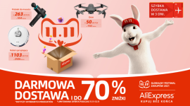 AliExpress rozpoczyna coroczną wyprzedaż 11.11 i zapowiada darmową dostawę bez m Biuro prasowe