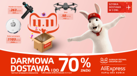 AliExpress rozpoczyna coroczną wyprzedaż 11.11 i zapowiada darmową dostawę bez m