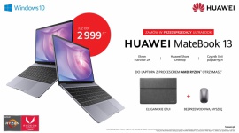 Nowy ultrabook Huawei MateBook 13 z procesorem AMD Ryzen już od 2 999 zł