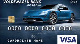 Volkswagen Bank wprowadza kartę z wizerunkiem Porsche Taycan