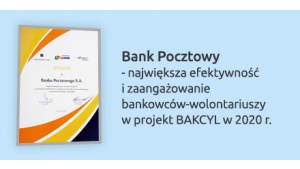 Bank Pocztowy wyróżniony za BAKCYLA