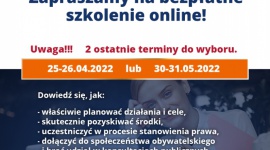 Bezpłatne szkolenie online dla NGO - ostatnie terminy!