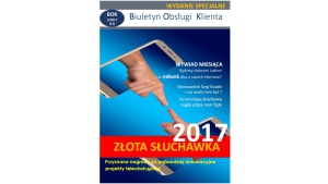 Biuletyn Obsługi Klienta na Gali Złota Słuchawka i Telemarketer Roku 2017 Biuro prasowe