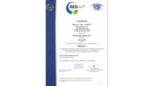Producent Cukru Królewskiego ze złotym certyfikatem REDcert2