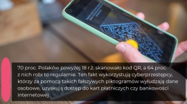 Kod QR równie niebezpieczny jak fałszywy link Biuro prasowe