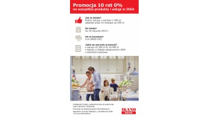 Ikano Bank: Promocja 10 rat 0% na wszystko w IKEA Biuro prasowe