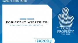 Kancelaria Konieczny Wierzbicki wśród TOP5 nominowanych Prime Property Prize Biuro prasowe
