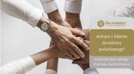 Kancelaria Prawna Skarbiec wśród najlepszych firm doradztwa podatkowego Biuro prasowe