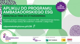 Otwarty program studencki z obszaru ESG – rusza nabór do 20. edycji Ligi Odpowie