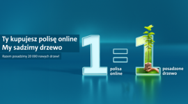 VW FS kontynuuje akcję „Ty kupujesz polisę online – my sadzimy drzewo”