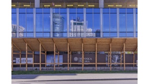 Mennica Legacy Tower is rising at a breakneck pace