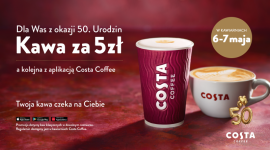 Kawa za 5 zł! Specjalna oferta dla Gości kawiarni Costa Coffee