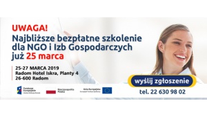 Bezpłatne szkolenie dla NGO w Radomiu