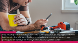Małe firmy budowlane chcą kupować na raty narzędzia i maszyny